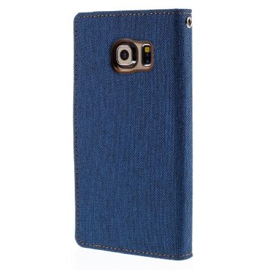 Чехол-книжка MERCURY Canvas Diary для Samsung Galaxy S6 edge (G925) - Blue