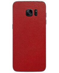 Кожаная наклейка Glueskin для Samsung Galaxy S7 edge - Red Stingray