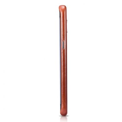 Кожаный чехол-бампер iCarer Vintage для Samsung Galaxy S7 Edge (G935) - Brown