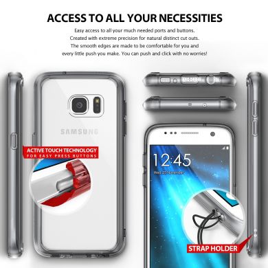 Защитная накладка RINGKE Fusion для Samsung Galaxy S7 (G930) - Transparent