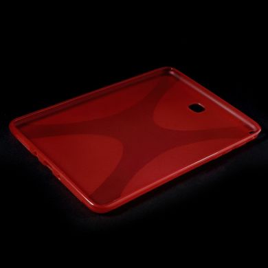 Силиконовая накладка Deexe X-Shaped для Samsung Galaxy Tab A 8.0 (T350/351) - Red