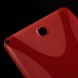 Силиконовая накладка Deexe X-Shaped для Samsung Galaxy Tab A 8.0 (T350/351) - Red. Фото 3 из 5