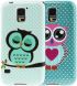 Силиконовая накладка Deexe Owl Series для Samsung Galaxy S5 (G900) - Owl Pattern. Фото 6 из 6