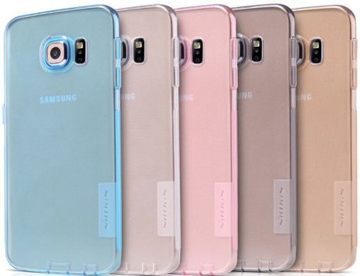 Силиконовая накладка NILLKIN 0.6mm Nature TPU для Samsung Galaxy S6 edge - White