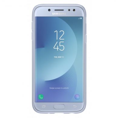 Силиконовый чехол Jelly Cover для Samsung Galaxy J5 2017 (J530) EF-AJ530TLEGRU - Light Blue