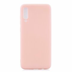 Силіконовий (TPU) чохол Deexe Matte Case для Samsung Galaxy A70 (A705) - Light Pink