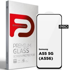Защитное стекло ArmorStandart Pro 5D для Samsung Galaxy A55 (A556) - Black