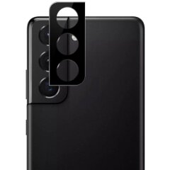 Защитное стекло на камеру AMORUS Black Lens для Samsung Galaxy S22 (S901) / S22 Plus (S906) - Black