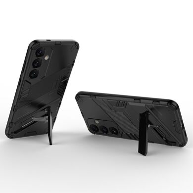Защитный чехол Deexe Bibercas для Samsung Galaxy S24 Plus - Black