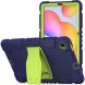 Защитный чехол Deexe Color Kickstand для Samsung Galaxy Tab S6 lite / S6 Lite (2022/2024) - Navy Blue / Lime. Фото 2 из 10