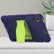 Защитный чехол Deexe Color Kickstand для Samsung Galaxy Tab S6 lite / S6 Lite (2022/2024) - Navy Blue / Lime. Фото 5 из 10