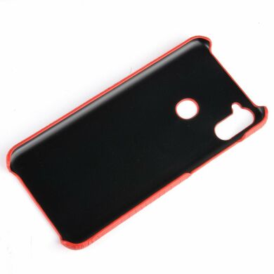 Защитный чехол Deexe Croco Style для Samsung Galaxy M11 (M115) - Red