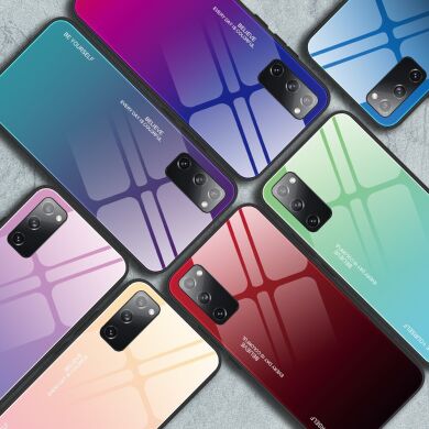 Защитный чехол Deexe Gradient Color для Samsung Galaxy S20 FE (G780) - Gold / Pink