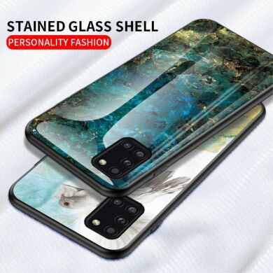 Защитный чехол Deexe Gradient Pattern для Samsung Galaxy A31 (A315) - Emerald