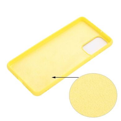 Защитный чехол Deexe Silicone Case для Samsung Galaxy M52 (M526) - Yellow