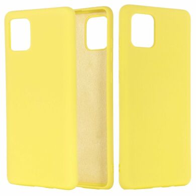 Защитный чехол Deexe Silicone Case для Samsung Galaxy Note 10 Lite (N770) - Yellow