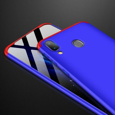 Защитный чехол GKK Double Dip Case для Samsung Galaxy M20 (M205) - Blue Red