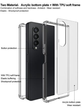 Защитный чехол IMAK UX-9 Series (FF) для Samsung Galaxy Fold 3 - Transparent