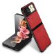 Защитный чехол UniCase Cloth Texture (FF) для Samsung Galaxy Flip 3 - Red. Фото 1 из 5