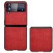 Защитный чехол UniCase Cloth Texture (FF) для Samsung Galaxy Flip 3 - Red. Фото 2 из 5