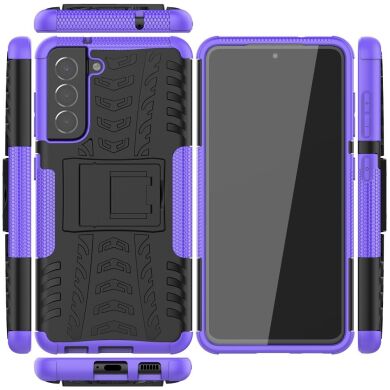 Защитный чехол UniCase Hybrid X для Samsung Galaxy S21 FE (G990) - Purple