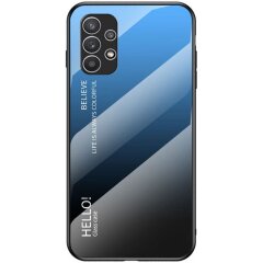 Защитный чехол Deexe Gradient Color для Samsung Galaxy A23 (A235) - Black / Blue