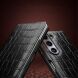 Кожаный чехол QIALINO Croco Case для Samsung Galaxy Fold 5 - Brown. Фото 4 из 6