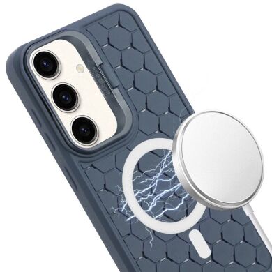 Защитный чехол Deexe CasePro with MagSafe для Samsung Galaxy S23 FE - Dark Blue