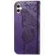 Чехол UniCase Butterfly Pattern для Samsung Galaxy A05 (A055) - Dark Purple. Фото 5 из 6