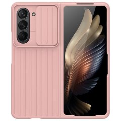 Защитный чехол Deexe Ribbed Case для Samsung Galaxy Fold 5 - Pink