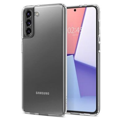 Защитный чехол Spigen (SGP) Crystal Flex для Samsung Galaxy S21 Plus (G996) - Crystal Clear
