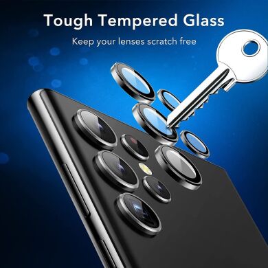 Защитное стекло ESR Camera Lens для Samsung Galaxy S22 Ultra (S908) - Black