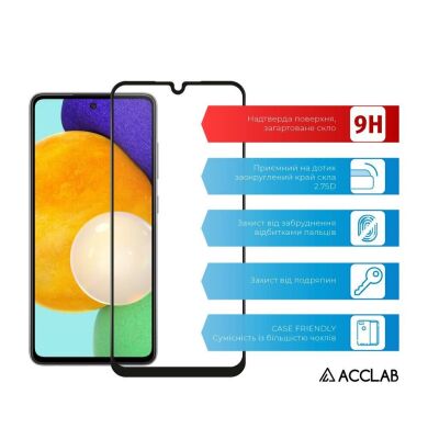 Защитное стекло ACCLAB Full Glue для Samsung Galaxy A25 (A256) - Black