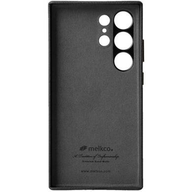 Кожаный чехол MELKCO Classic Case для Samsung Galaxy S24 Ultra (S928) - Black
