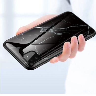 Защитный чехол Deexe Gradient Pattern для Samsung Galaxy A22 5G (A226) - Black