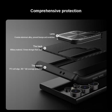 Защитный чехол NILLKIN CarboProp Magnetic Case для Samsung Galaxy S24 Ultra - Black