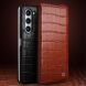 Кожаный чехол QIALINO Croco Case для Samsung Galaxy Fold 5 - Black. Фото 6 из 6