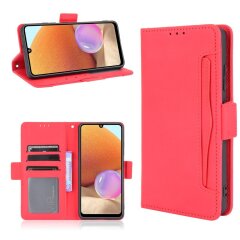 Чохол Deexe Wallet Stand для Samsung Galaxy A32 (А325) - Red