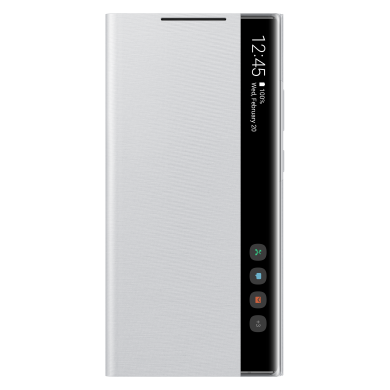 Чехол-книжка Clear View Cover для Samsung Galaxy Note 20 Ultra (N985) EF-ZN985CSEGRU - White Silver
