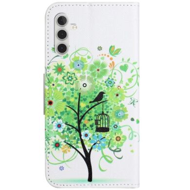 Чехол-книжка Deexe Color Wallet для Samsung Galaxy A14 (А145) - Green Tree