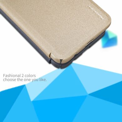 Чехол-книжка NILLKIN Sparkle Series для Samsung Galaxy A10 (A105) - Gold