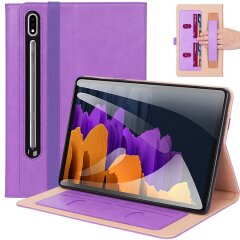 Чохол UniCase Business Style для Samsung Galaxy Tab S7 FE (T730/T736) - Purple