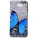 Силиконовый чехол Deexe Life Style для Samsung Galaxy J5 Prime - Blue Butterfly. Фото 2 из 5