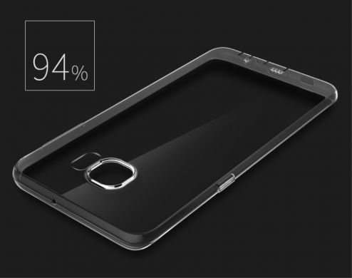 Силиконовая накладка ROCK Ultrathin TPU для Samsung Galaxy S6 edge+ (G928) - Transparent