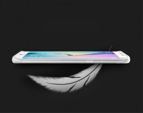 Силиконовая накладка ROCK Ultrathin TPU для Samsung Galaxy S6 edge+ (G928) - Transparent