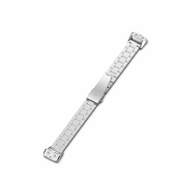 Ремешок Deexe Stainless Steel для Samsung Galaxy Fit (SM-R370) - Silver