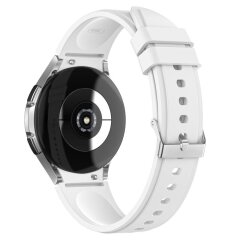 Ремешок UniCase Silicone Strap для Samsung Galaxy Watch 4 Classic (46mm) / Watch 4 Classic (42mm) / Watch 4 (40mm) / Watch 4 (44mm) - White