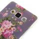 Силиконовая накладка Deexe Pretty Flowers для Samsung Galaxy A3 (A300) - Violet. Фото 4 из 5