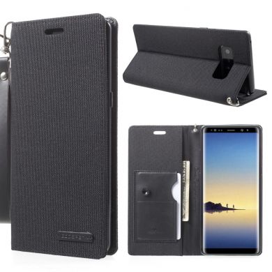 Чехол-книжка MERCURY Canvas Wallet для Samsung Galaxy Note 8 (N950) - Black