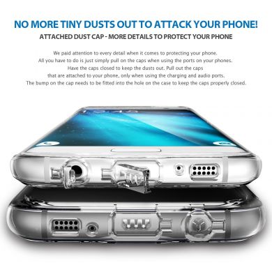 Защитная накладка RINGKE Fusion для Samsung Galaxy S7 edge (G935) - Transparent